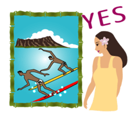 Mahalo! Hawaii sticker #14820276