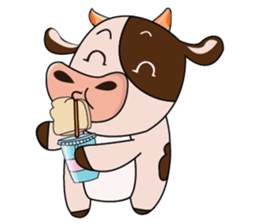 Tricksy Time of Lovely Dairy Cow sticker #14820286