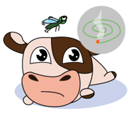 Tricksy Time of Lovely Dairy Cow sticker #14820287