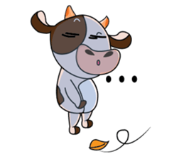 Tricksy Time of Lovely Dairy Cow sticker #14820288