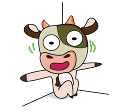 Tricksy Time of Lovely Dairy Cow sticker #14820289