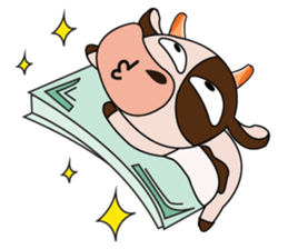 Tricksy Time of Lovely Dairy Cow sticker #14820291