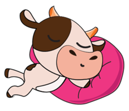 Tricksy Time of Lovely Dairy Cow sticker #14820292