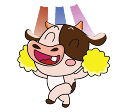 Tricksy Time of Lovely Dairy Cow sticker #14820299