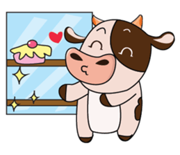 Tricksy Time of Lovely Dairy Cow sticker #14820301