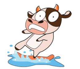 Tricksy Time of Lovely Dairy Cow sticker #14820302