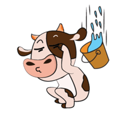 Tricksy Time of Lovely Dairy Cow sticker #14820306