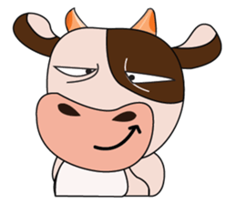 Tricksy Time of Lovely Dairy Cow sticker #14820307