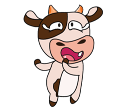 Tricksy Time of Lovely Dairy Cow sticker #14820308
