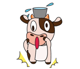 Tricksy Time of Lovely Dairy Cow sticker #14820309