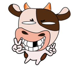 Tricksy Time of Lovely Dairy Cow sticker #14820310