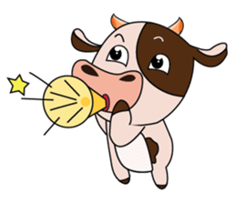 Tricksy Time of Lovely Dairy Cow sticker #14820311