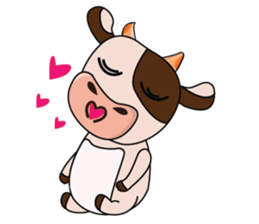 Tricksy Time of Lovely Dairy Cow sticker #14820316