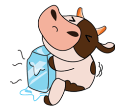 Tricksy Time of Lovely Dairy Cow sticker #14820318