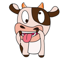 Tricksy Time of Lovely Dairy Cow sticker #14820319