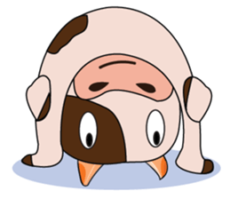 Tricksy Time of Lovely Dairy Cow sticker #14820320