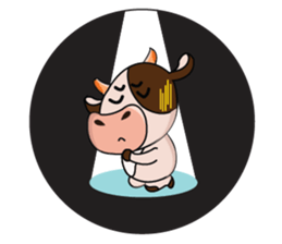 Tricksy Time of Lovely Dairy Cow sticker #14820322