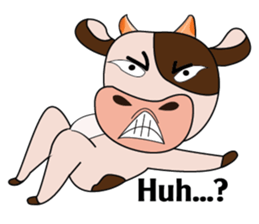 Tricksy Time of Lovely Dairy Cow sticker #14820323