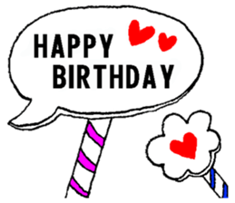 nanaco[20-40yBirthdaymessage] sticker #14820873