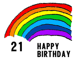 nanaco[20-40yBirthdaymessage] sticker #14820882