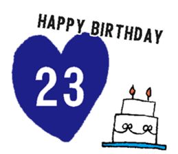 nanaco[20-40yBirthdaymessage] sticker #14820884