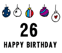 nanaco[20-40yBirthdaymessage] sticker #14820887
