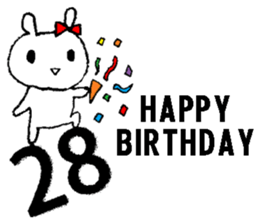 nanaco[20-40yBirthdaymessage] sticker #14820889