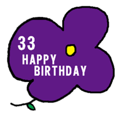 nanaco[20-40yBirthdaymessage] sticker #14820894