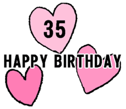 nanaco[20-40yBirthdaymessage] sticker #14820896