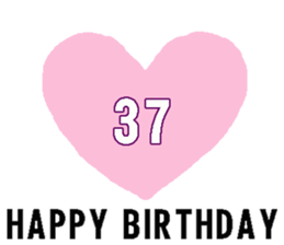 nanaco[20-40yBirthdaymessage] sticker #14820898