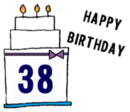 nanaco[20-40yBirthdaymessage] sticker #14820899
