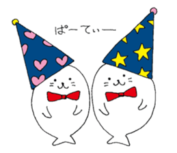 Twins of seals3 sticker #14821290