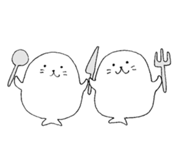 Twins of seals3 sticker #14821299