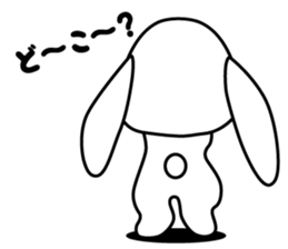 Kawaii white bears sticker #14821996