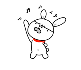 Magician rabbit RD1 sticker #14822246