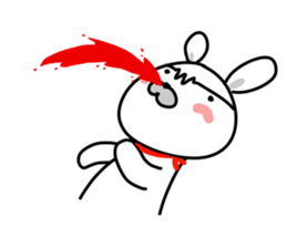 Magician rabbit RD1 sticker #14822252