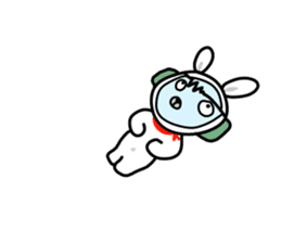 Magician rabbit RD1 sticker #14822262