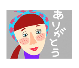 chic lady sticker #14822280