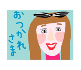 chic lady sticker #14822305