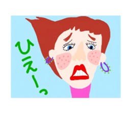 chic lady sticker #14822308