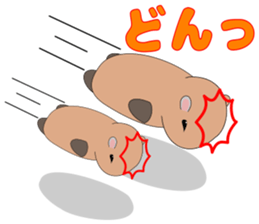Capybara "Capyhachirou". sticker #14822527