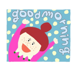 freckles girls sticker #14822691