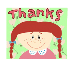 freckles girls sticker #14822693