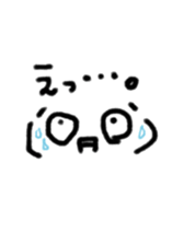 cute face sticker japan sticker #14822908