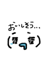 cute face sticker japan sticker #14822922