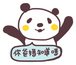 BFF talks 2 ! Panda Friends~ sticker #14823524