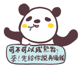 BFF talks 2 ! Panda Friends~ sticker #14823539