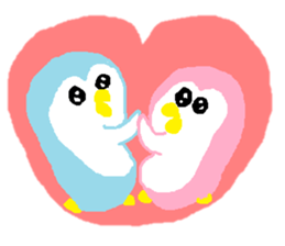 so cute penguins! sticker #14824017