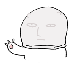 White bear sticker ! sticker #14824251