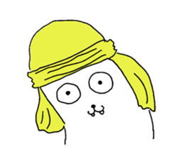 White bear sticker ! sticker #14824277